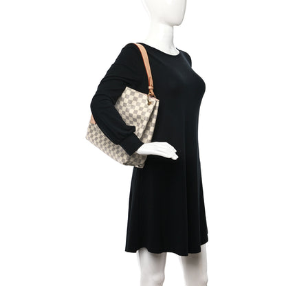 Louis Vuitton Damier Azur Graceful PM Rose Ballerine 2 of 9