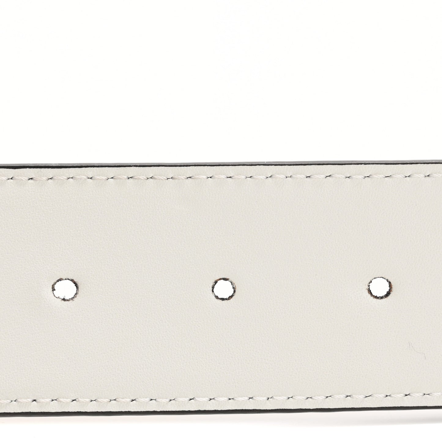 Vitello Liberty F is Fendi Bi-Color Reversible Belt  Caramello White