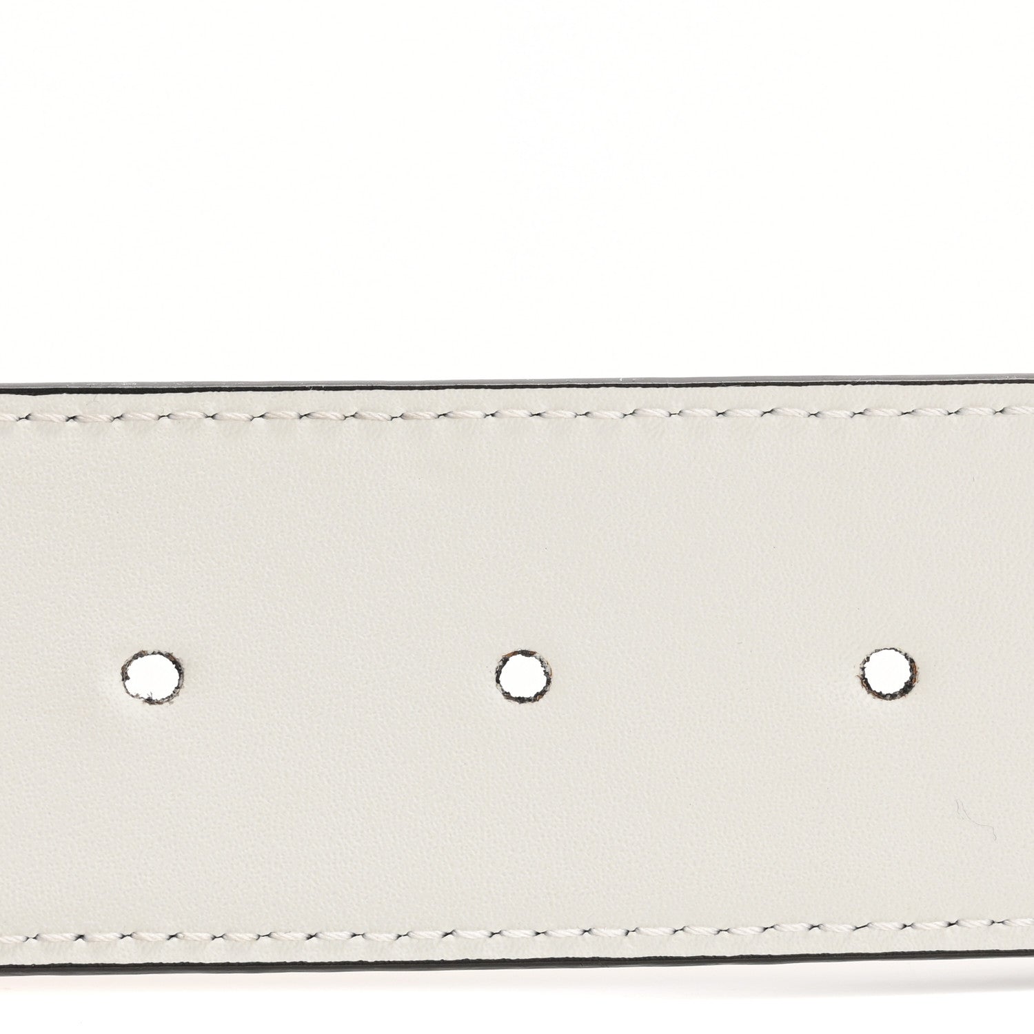 Fendi Vitello Liberty F is Fendi Bi-Color Reversible Belt  Caramello White 4 of 6