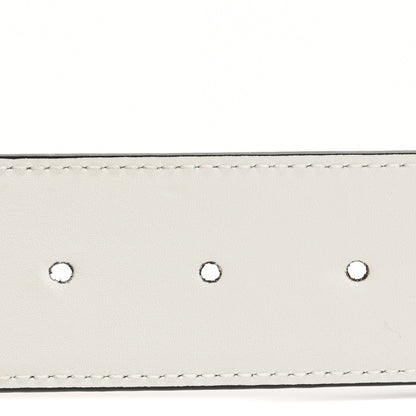 Fendi Vitello Liberty F is Fendi Bi-Color Reversible Belt  Caramello White 4 of 6