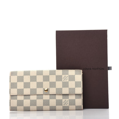 Louis Vuitton Damier Azur Sarah Wallet 9 of 9