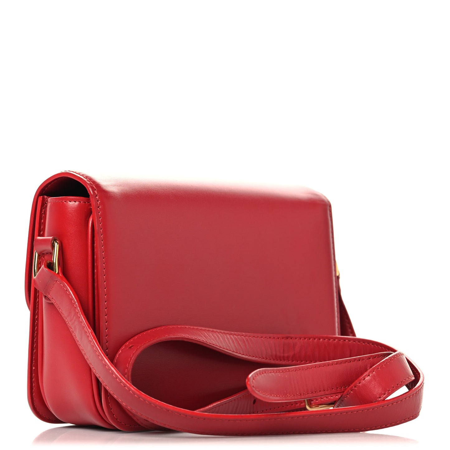 Shiny Calfskin Teen Triomphe Red