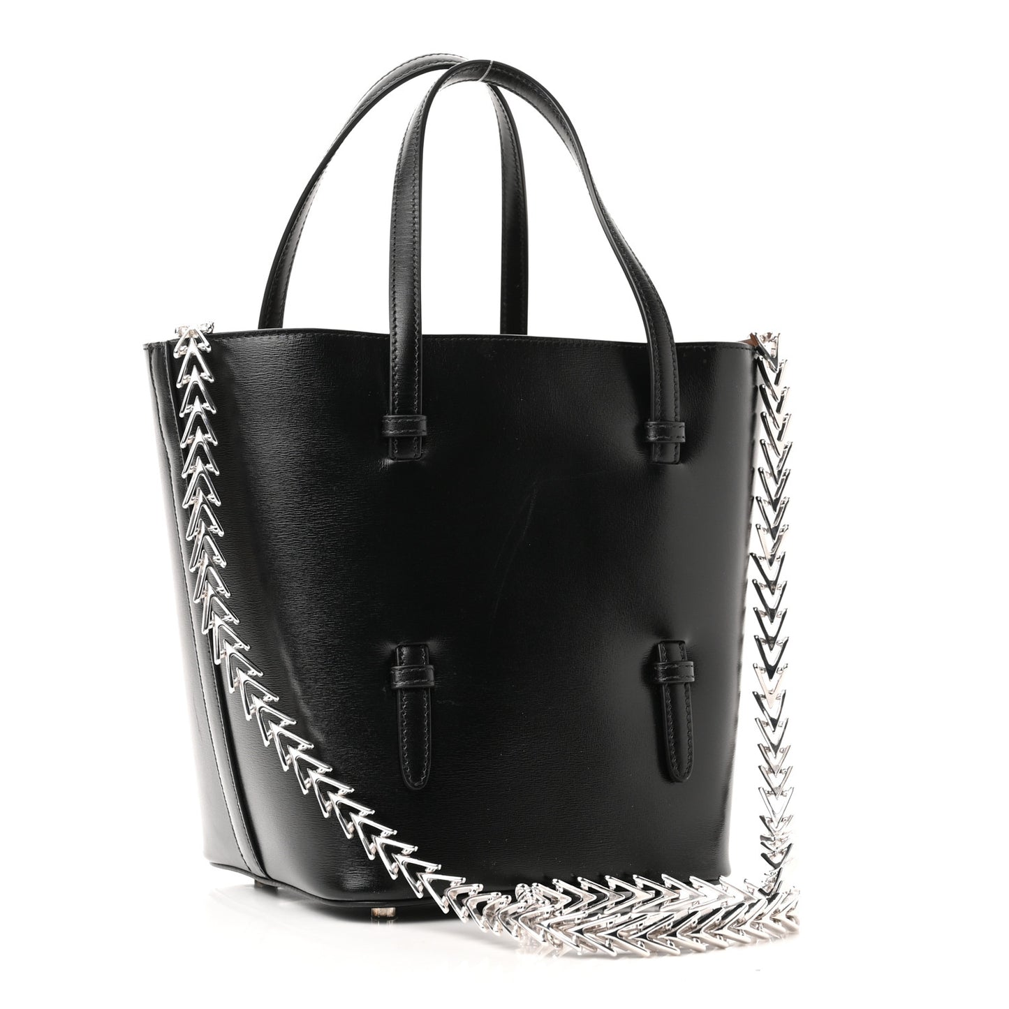 Calfskin Chain Bag Black