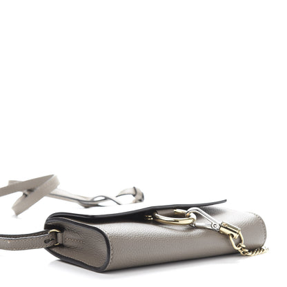 Chloe Calfskin Mini Faye Shoulder Bag Motty Grey 4 of 12