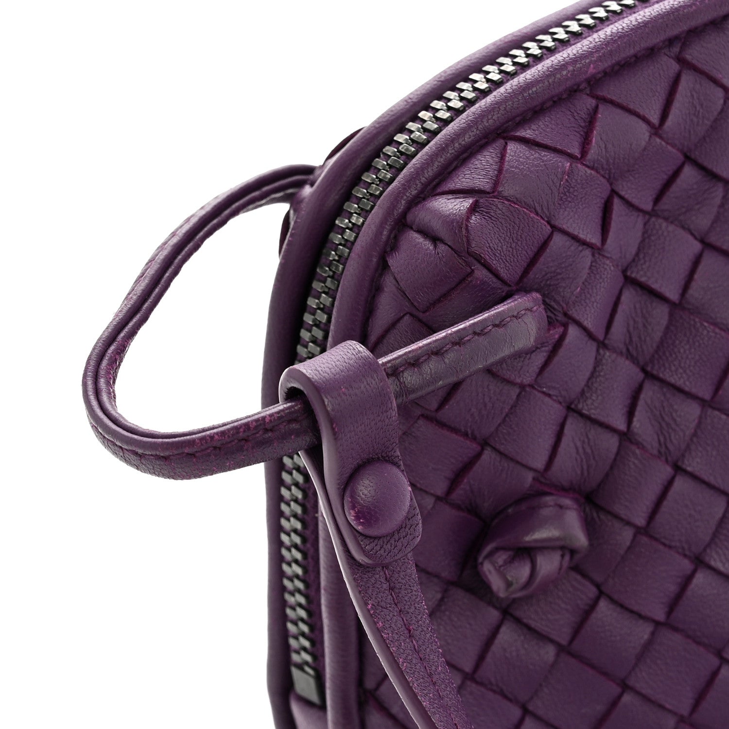 Bottega Veneta Nappa Intrecciato Nodini Crossbody Messenger Monalisa 12 of 13