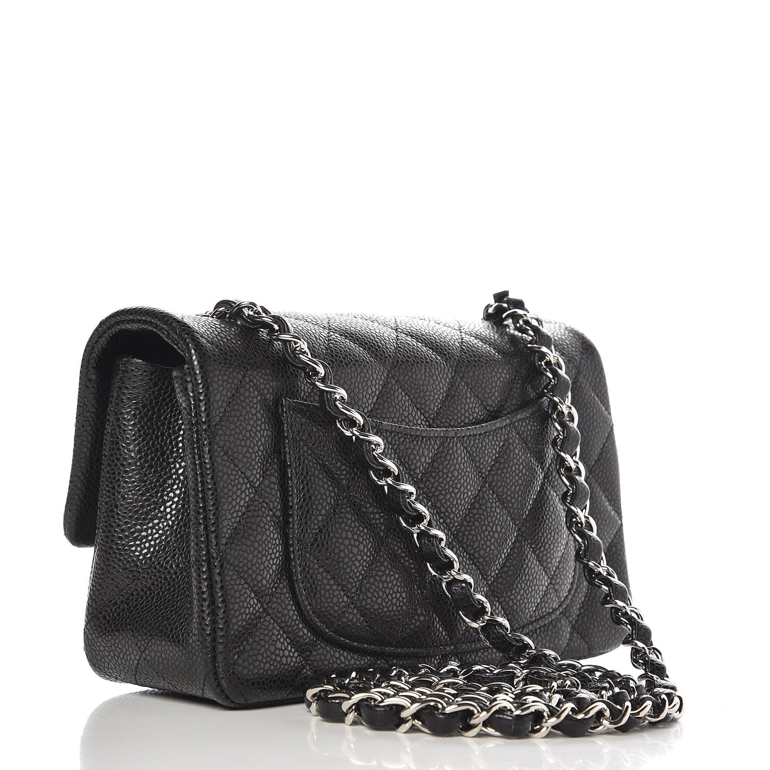 Chanel Caviar Quilted Mini Rectangular Flap Black 3 of 7