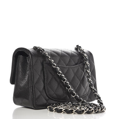Chanel Caviar Quilted Mini Rectangular Flap Black 3 of 7