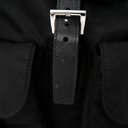Prada Re-Nylon Saffiano Medium Backpack Black 14 of 15