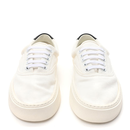 Saint Laurent Canvas Venice Sneakers 39.5 White 2 of 10