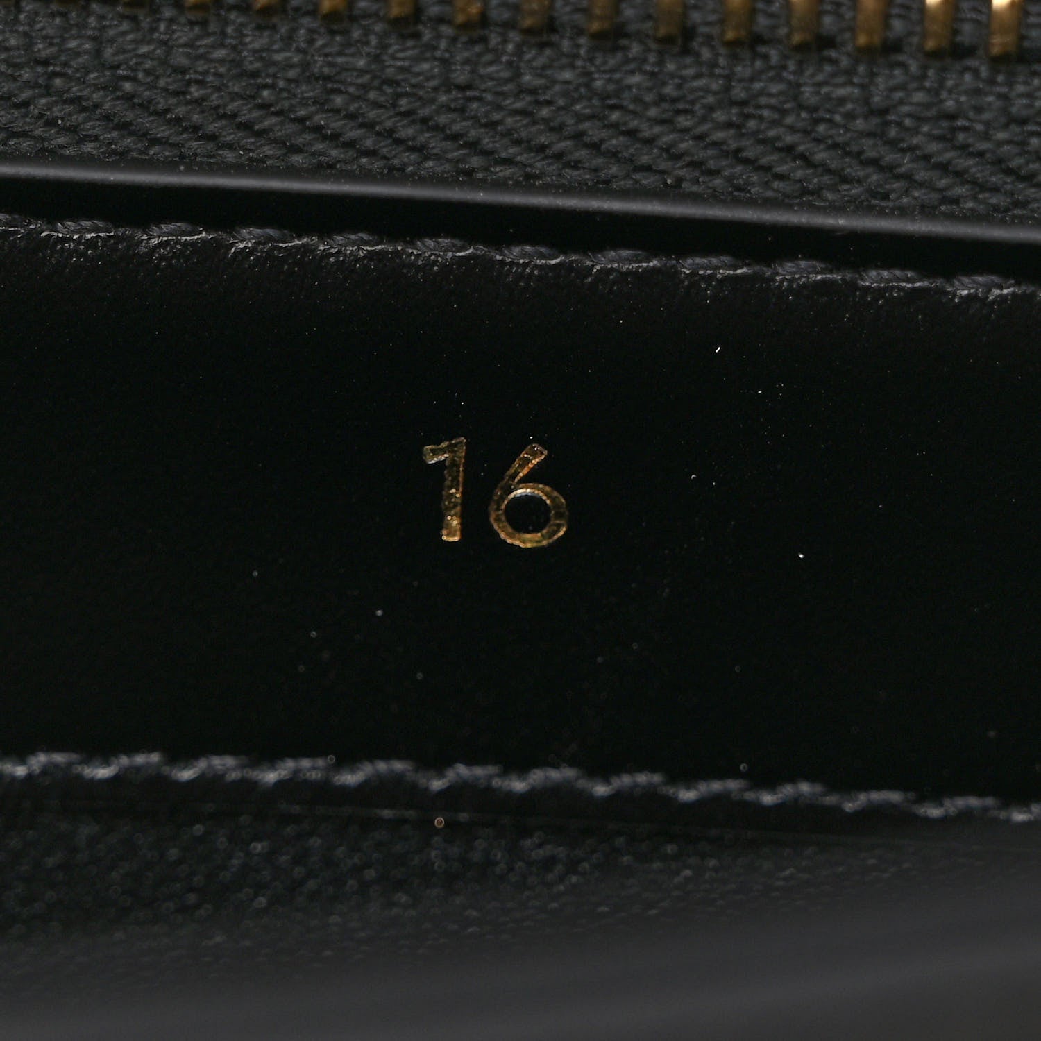 Celine Satinated Calfskin Small 16 Top Handle Bag Black 7 of 10