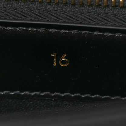 Celine Satinated Calfskin Small 16 Top Handle Bag Black 7 of 10