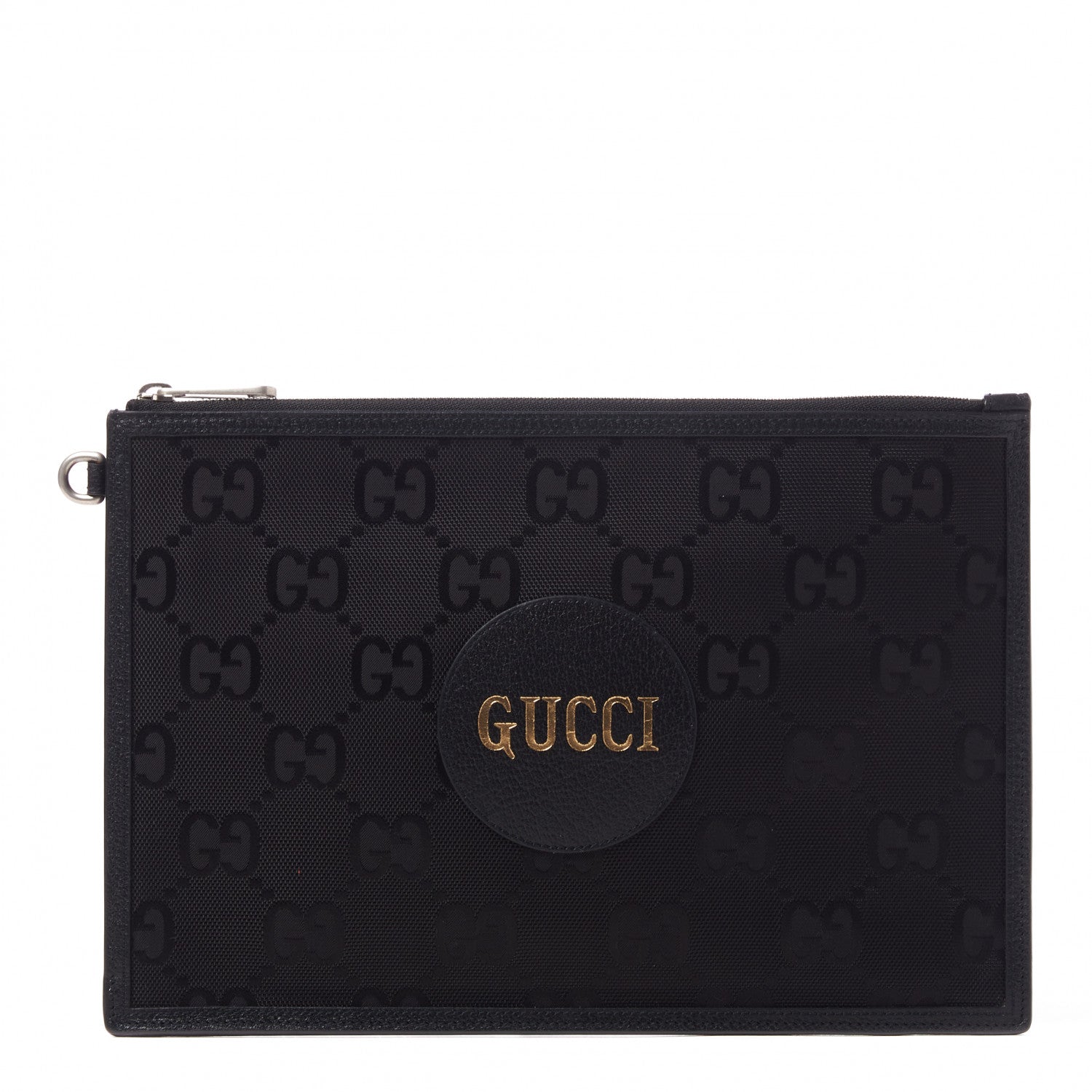 Gucci Econyl Nylon Monogram Off The Grid Zip Pouch Black 1 of 8