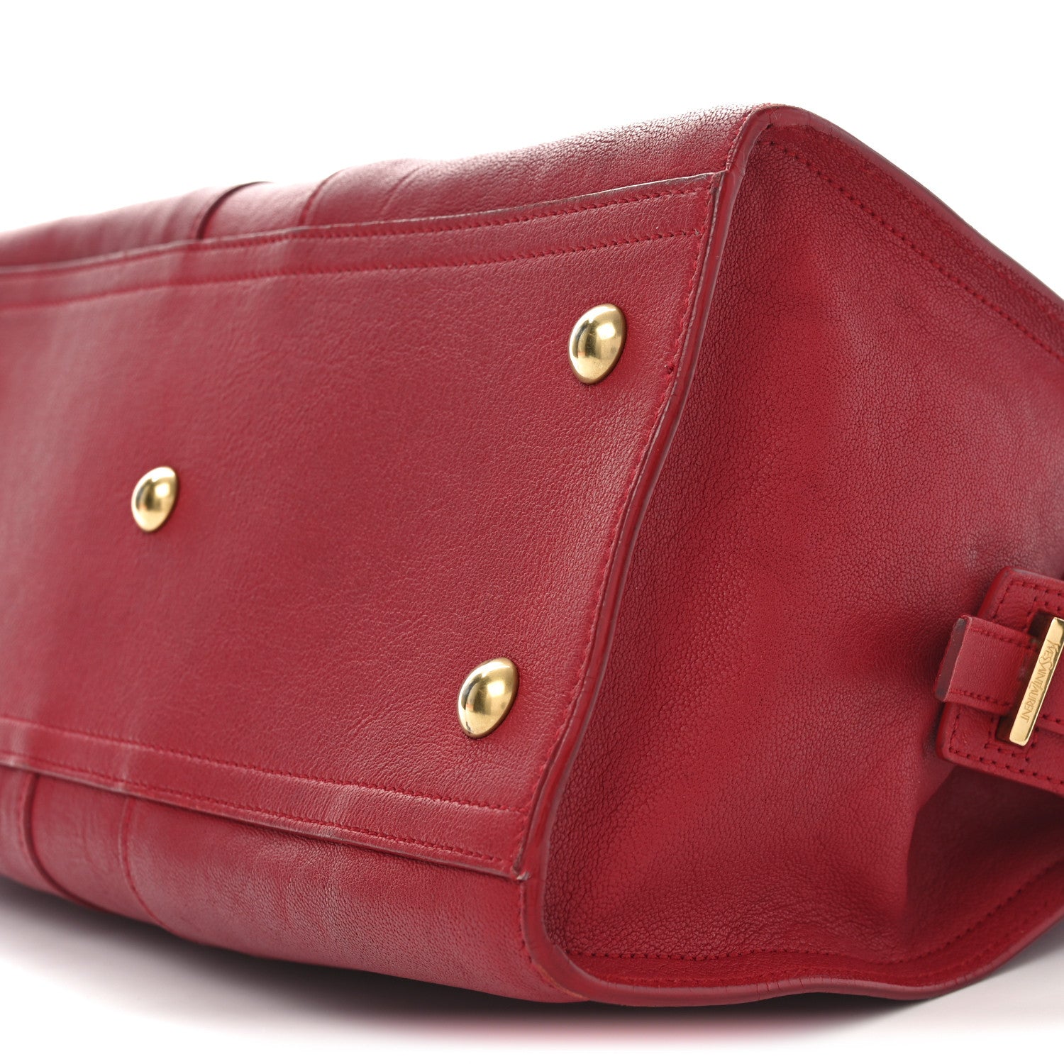 Saint Laurent Sheepskin Small Cabas ChYc Rouge Orient 10 of 10