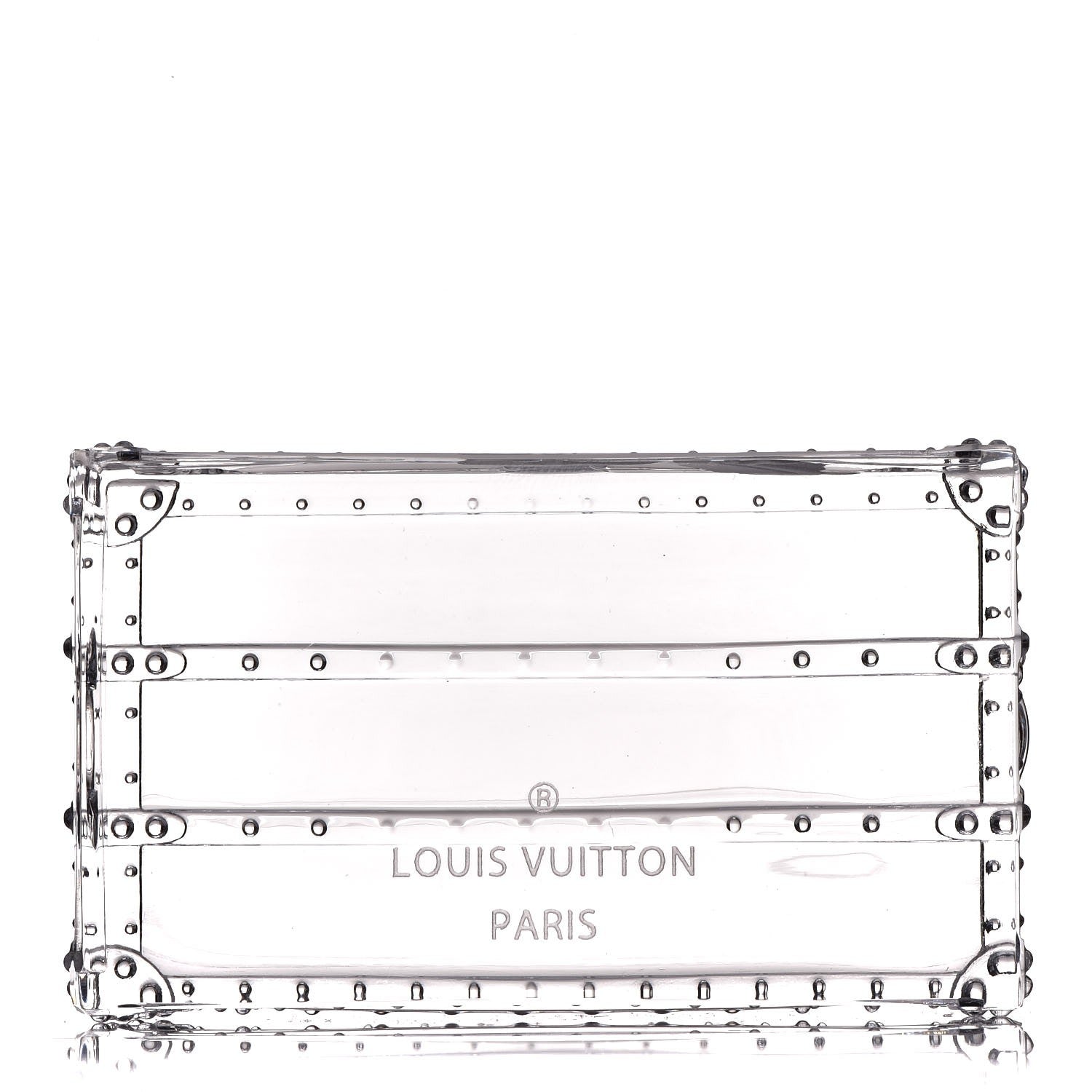 Louis Vuitton Crystal Trunk Paperweight 1 of 7