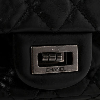 Chanel Aged Calfskin Quilted 2.55 Reissue 225 Flap Black 13 of 13