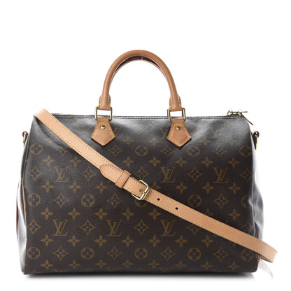 Louis Vuitton Monogram Speedy Bandouliere 35 1 of 10