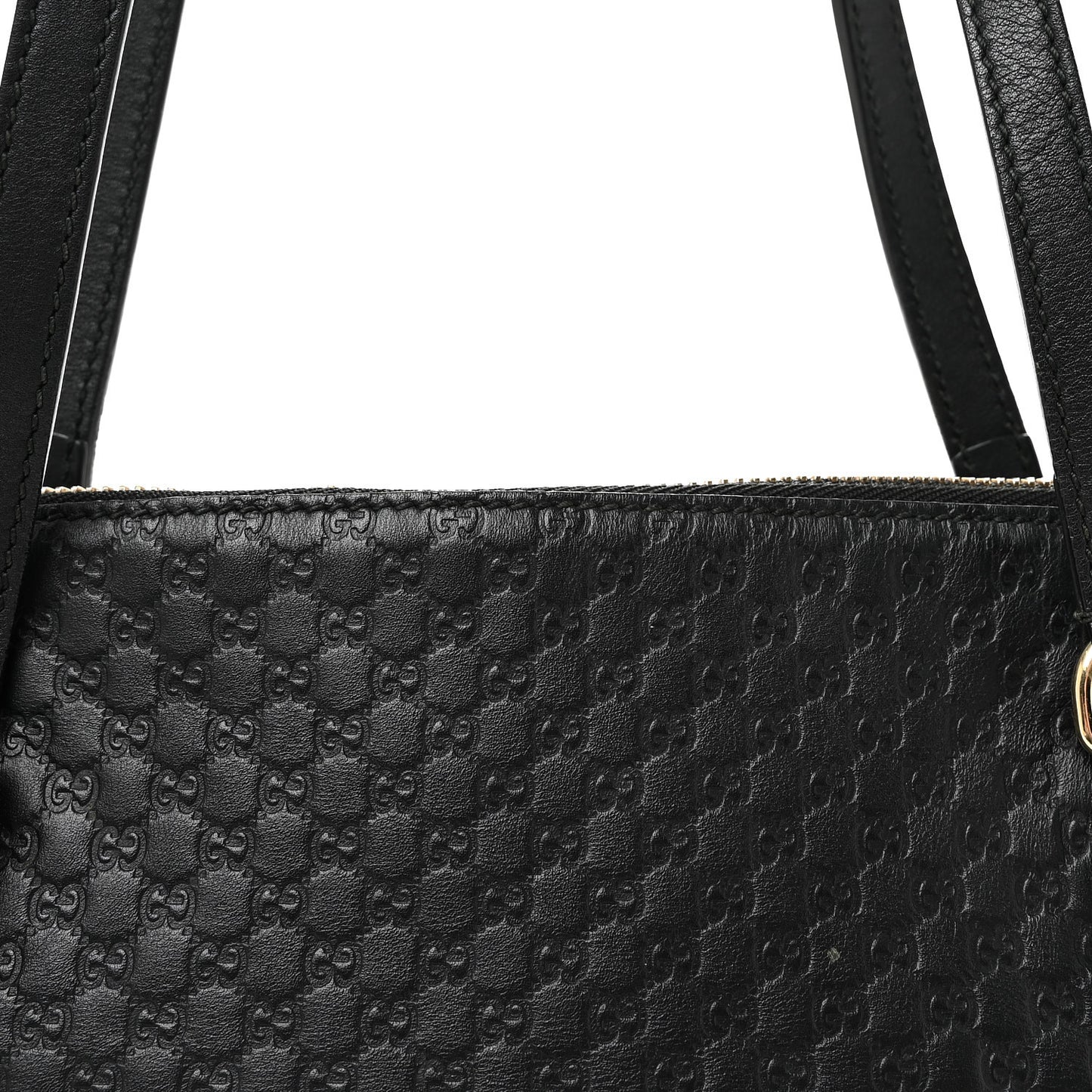 Soft Microguccissima Medium Bree Shoulder Bag Black