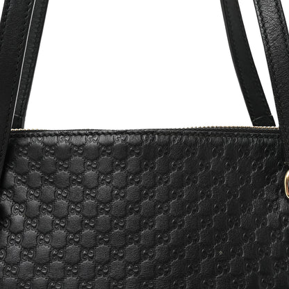 Gucci Soft Microguccissima Medium Bree Shoulder Bag Black 8 of 10