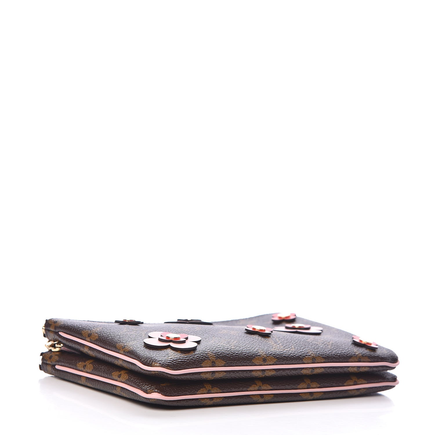 Louis Vuitton Monogram Blooming Flowers Double Zip Pochette 4 of 10
