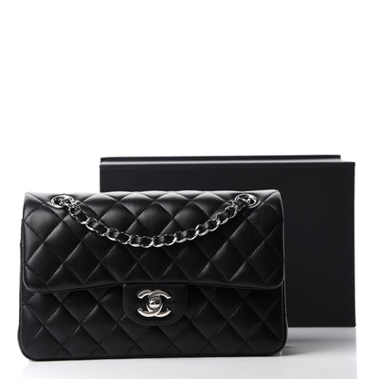 Chanel Lambskin Quilted Small Double Flap Black 13 of 13
