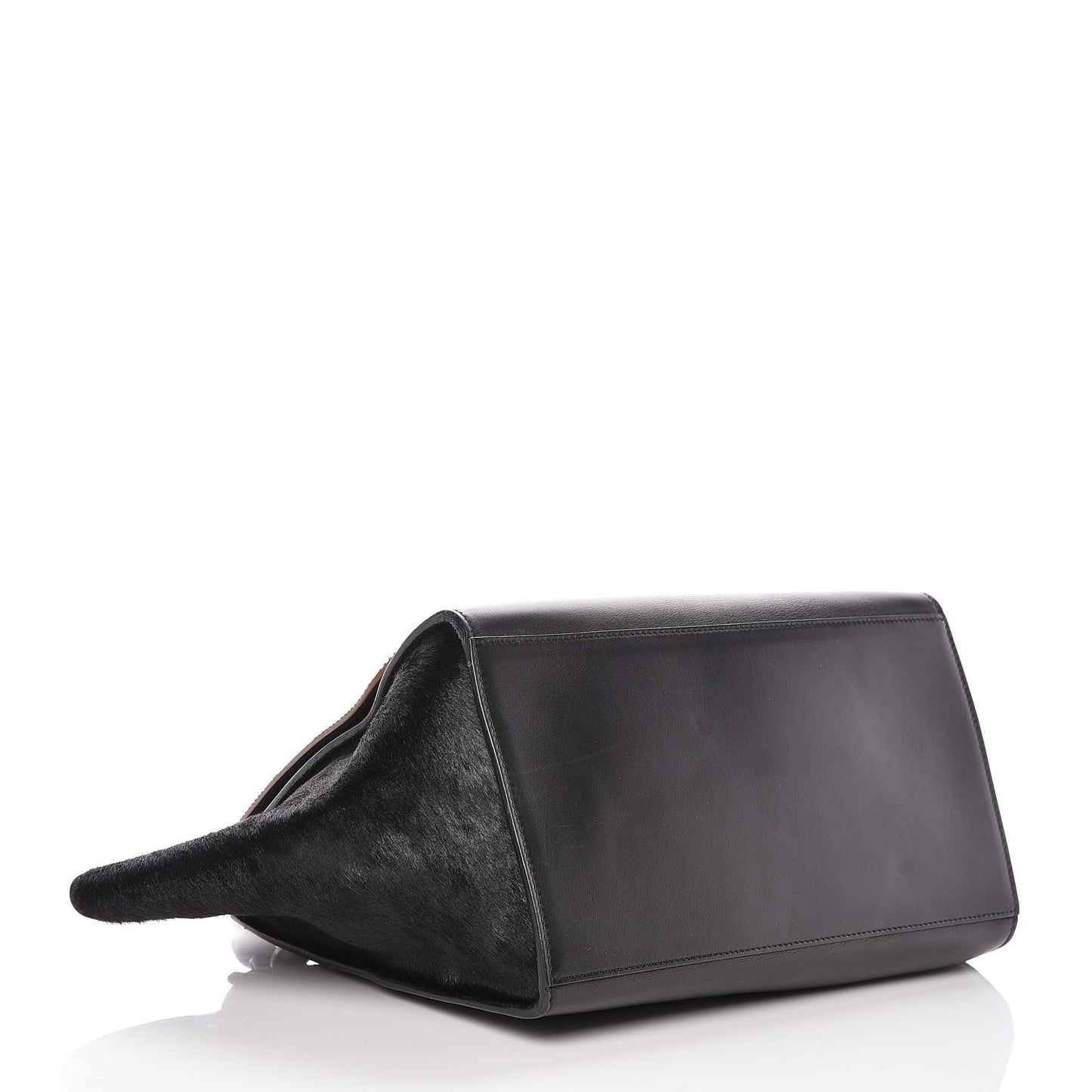 Pony Hair Smooth Calfskin Medium Tri-Color Trapeze