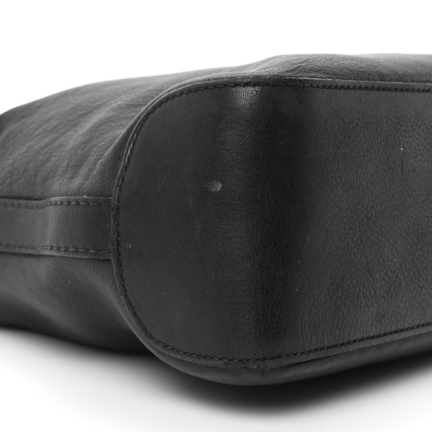 Pebbled Calfskin Medium Marrakech Hobo Black