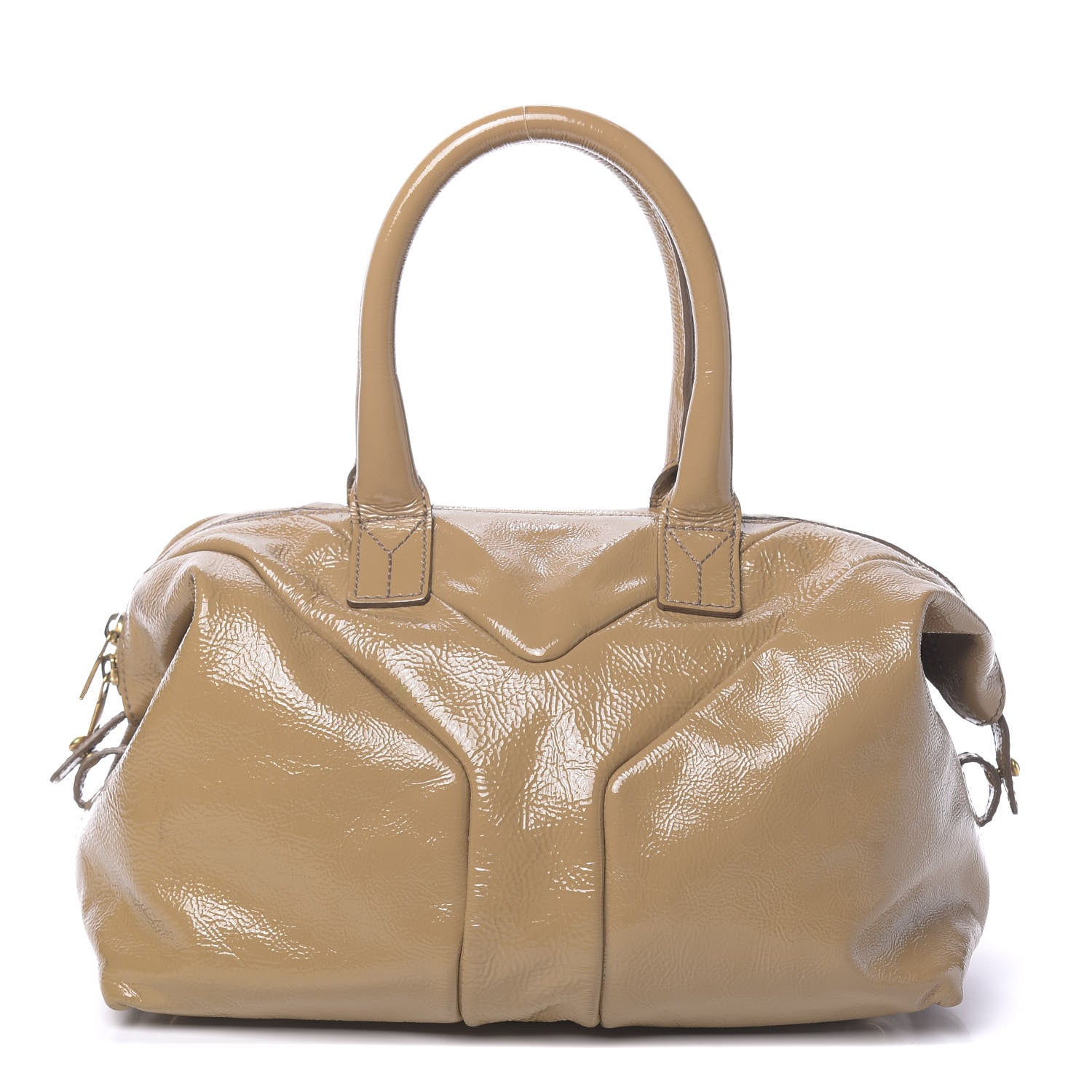Saint Laurent Patent Small Easy Sac Camel 1 of 22