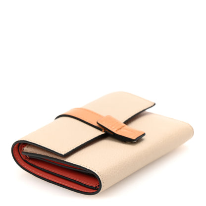 Loewe Grained Calfskin Small Vertical Wallet Light Oat Honey 4 of 8