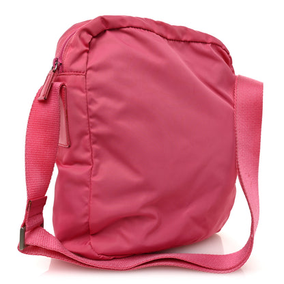 Prada Nylon Messenger Bag Fuxia 4 of 23