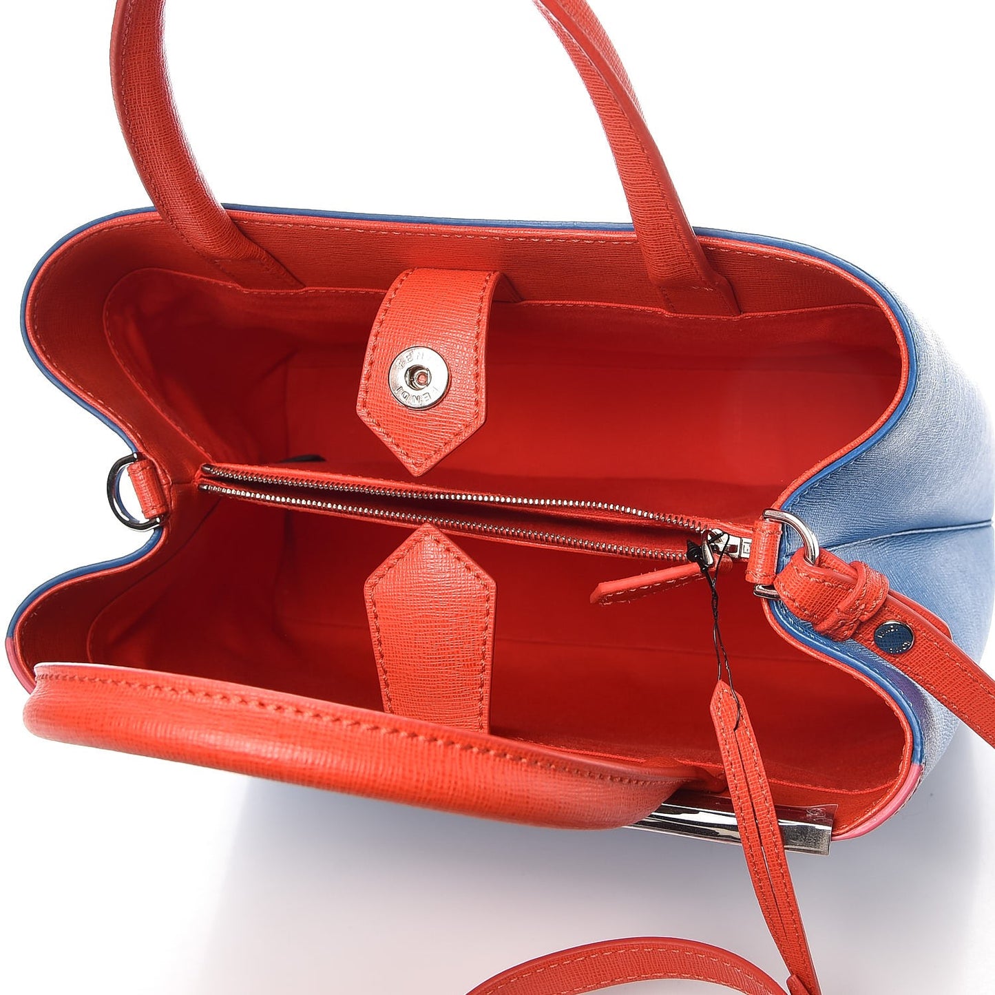 Vitello Elite Monster Petite 2Jours Tote Blue Royal Papavero Multicolor