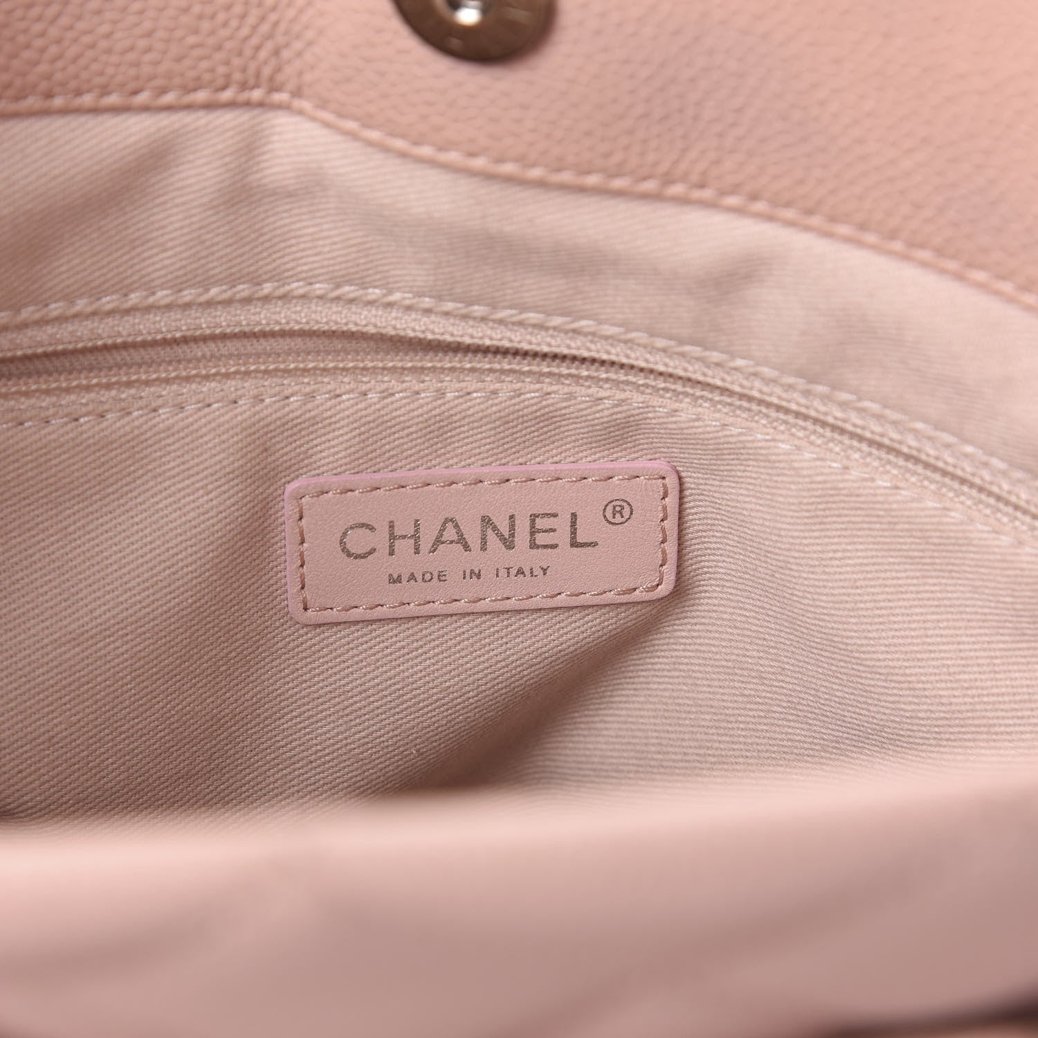 Chanel Caviar Quilted Timeless CC Soft Tote Pink 6 of 10
