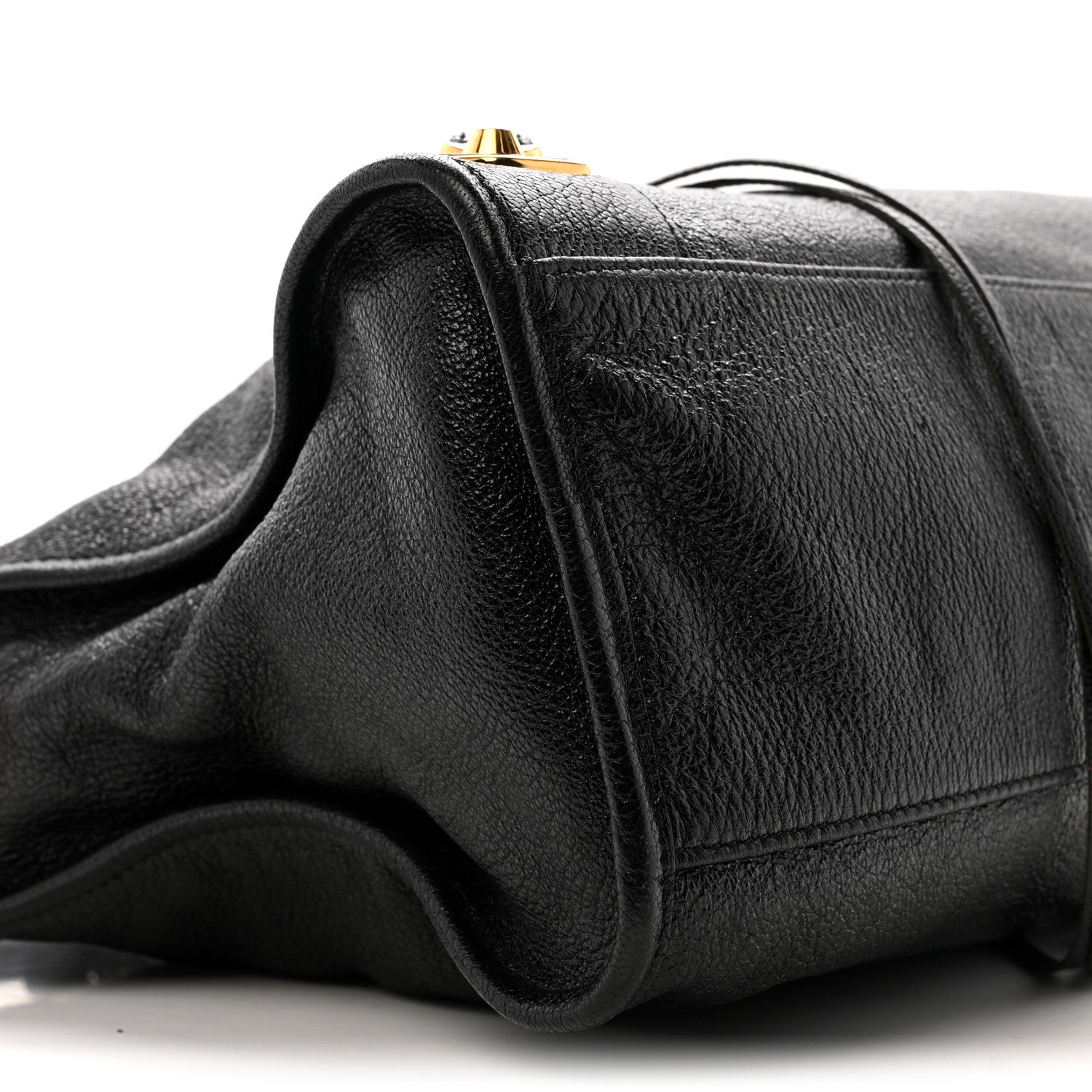 Balenciaga Chevre Gold Metallic Edge Hardware City Black 10 of 17
