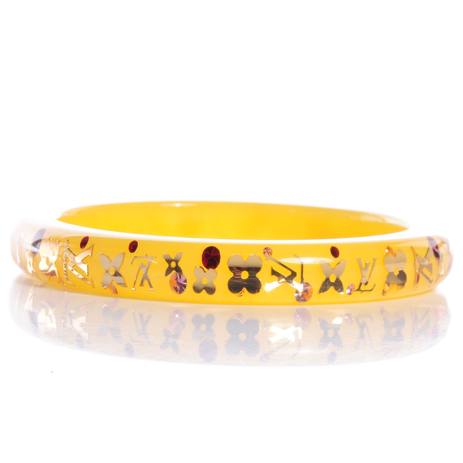 Louis Vuitton Inclusion Bracelet PM Size Medium Yellow 3 of 4