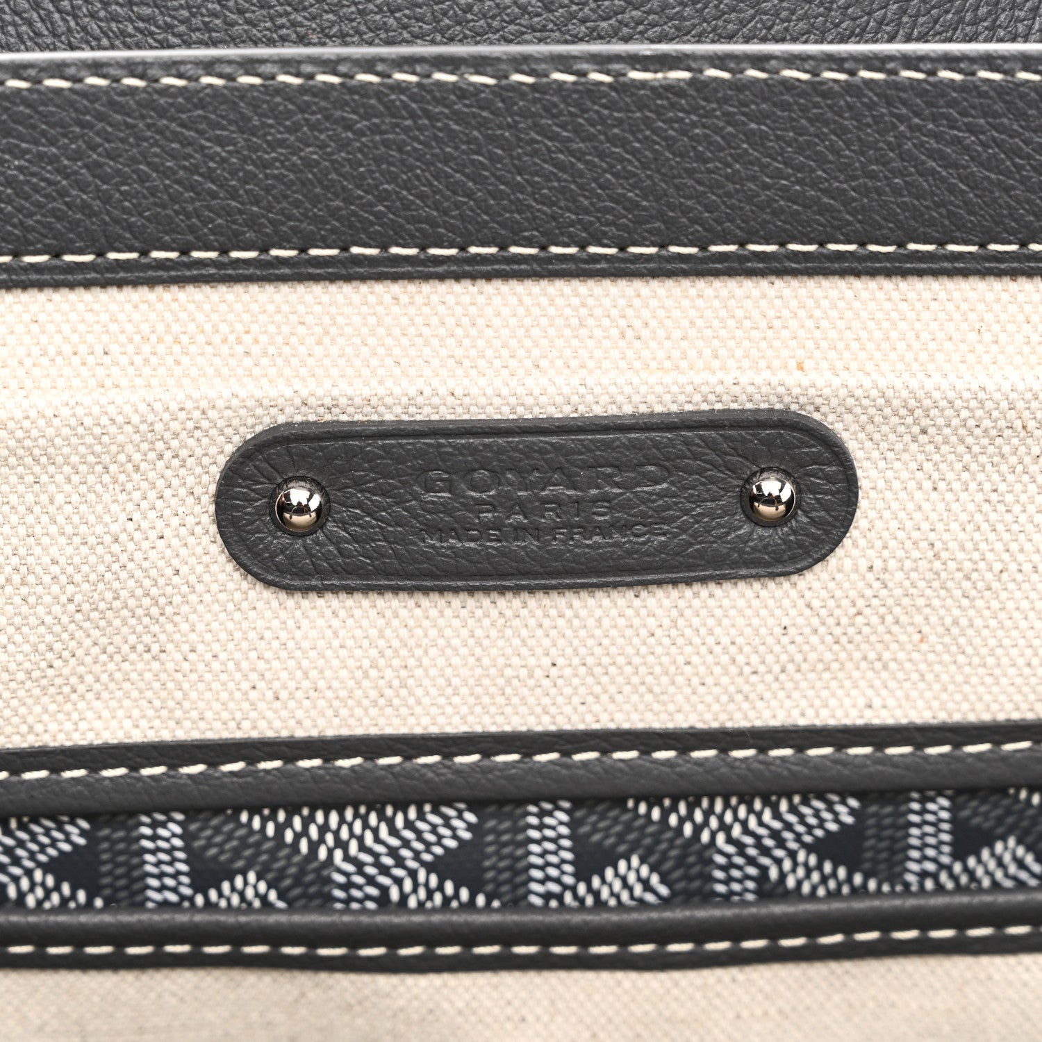 Goyard Goyardine Saigon Tote Grey 6 of 10