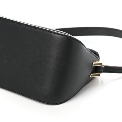 Fendi Vitello Flamingo Enamel Mini Mama Baguette Black 9 of 9