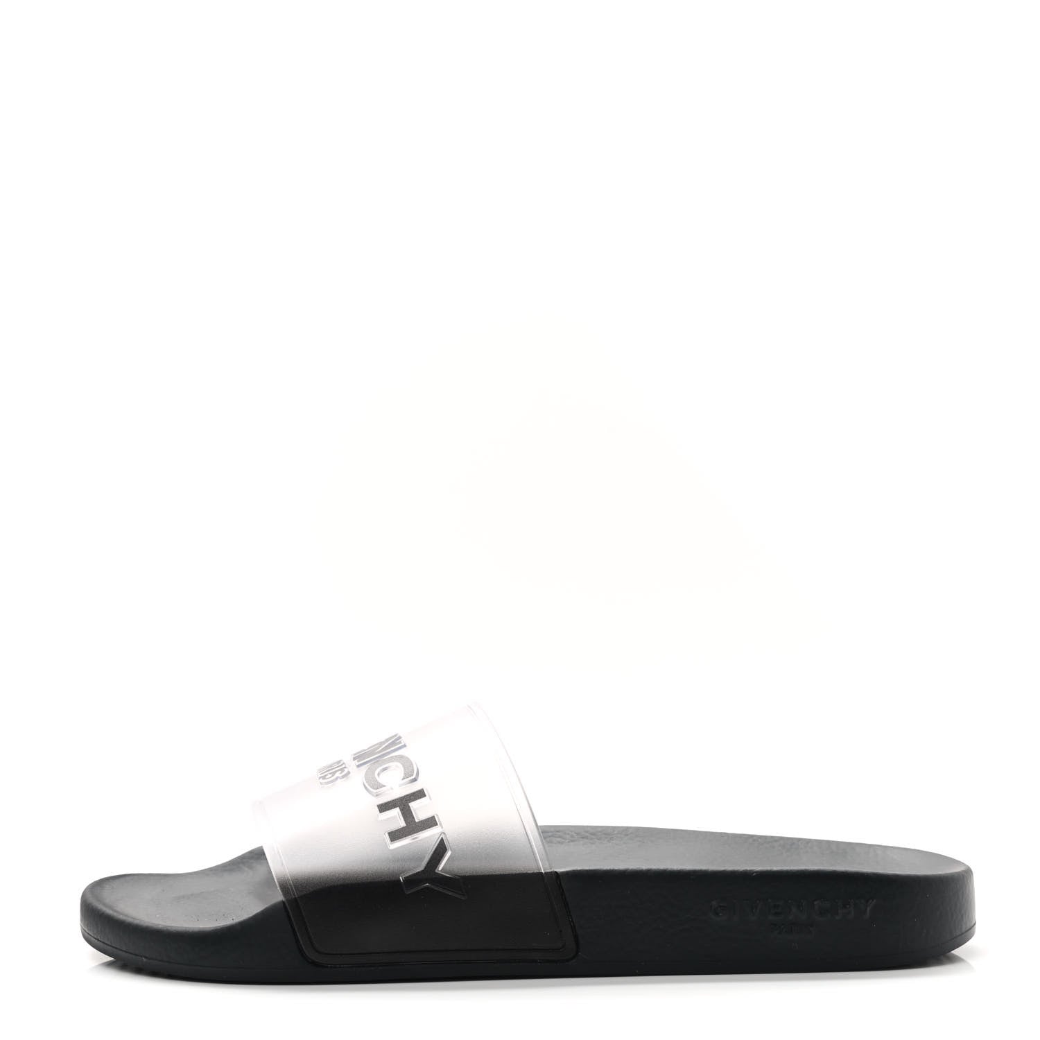 Givenchy Rubber Logo Pool Slide Sandals 10 Black 1 of 7