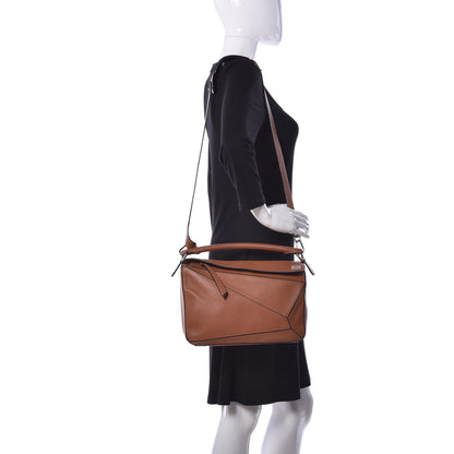 Loewe Calfskin Medium Puzzle Bag Tan 2 of 10
