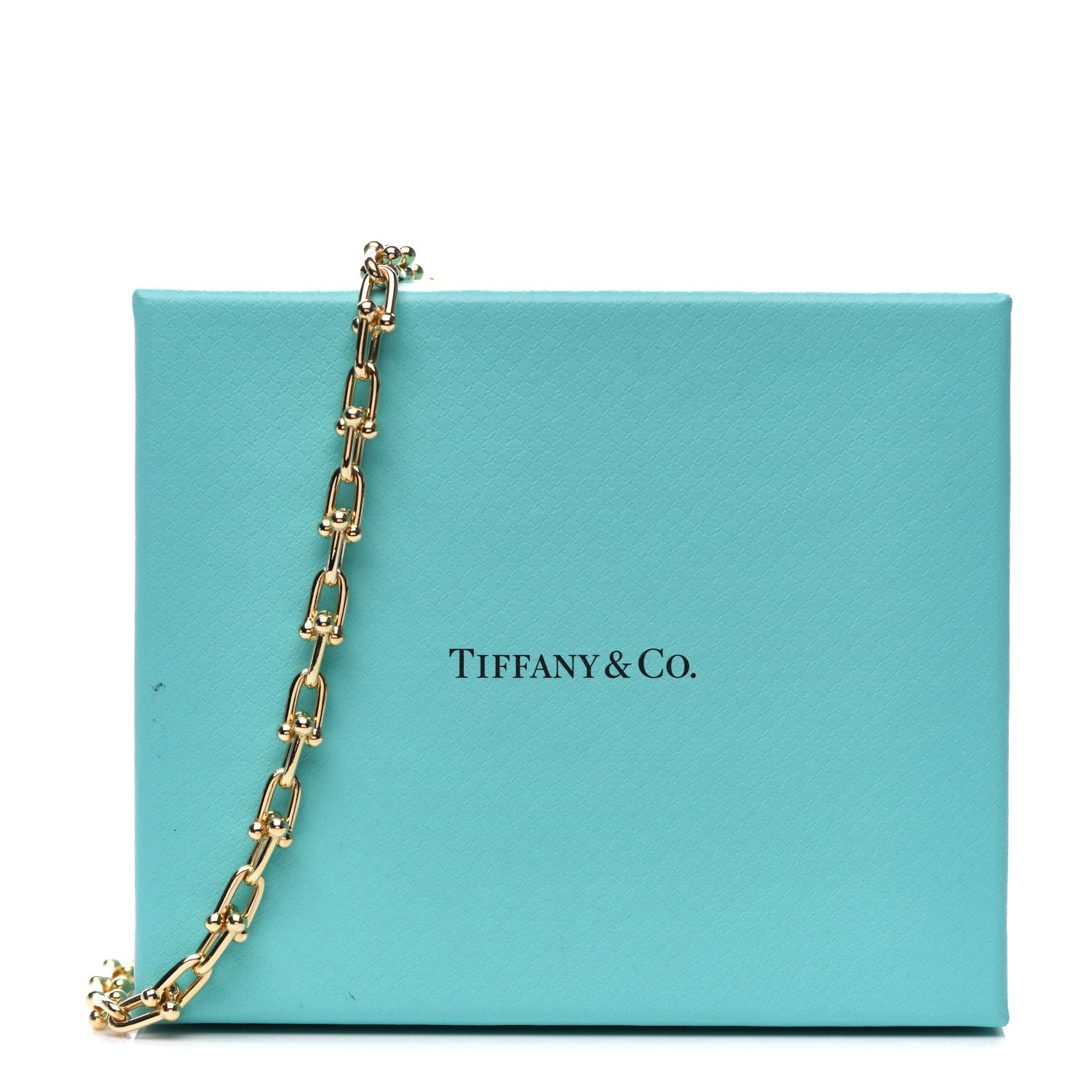 Tiffany 18K Yellow Gold Small HardWear Link Necklace 6 of 6