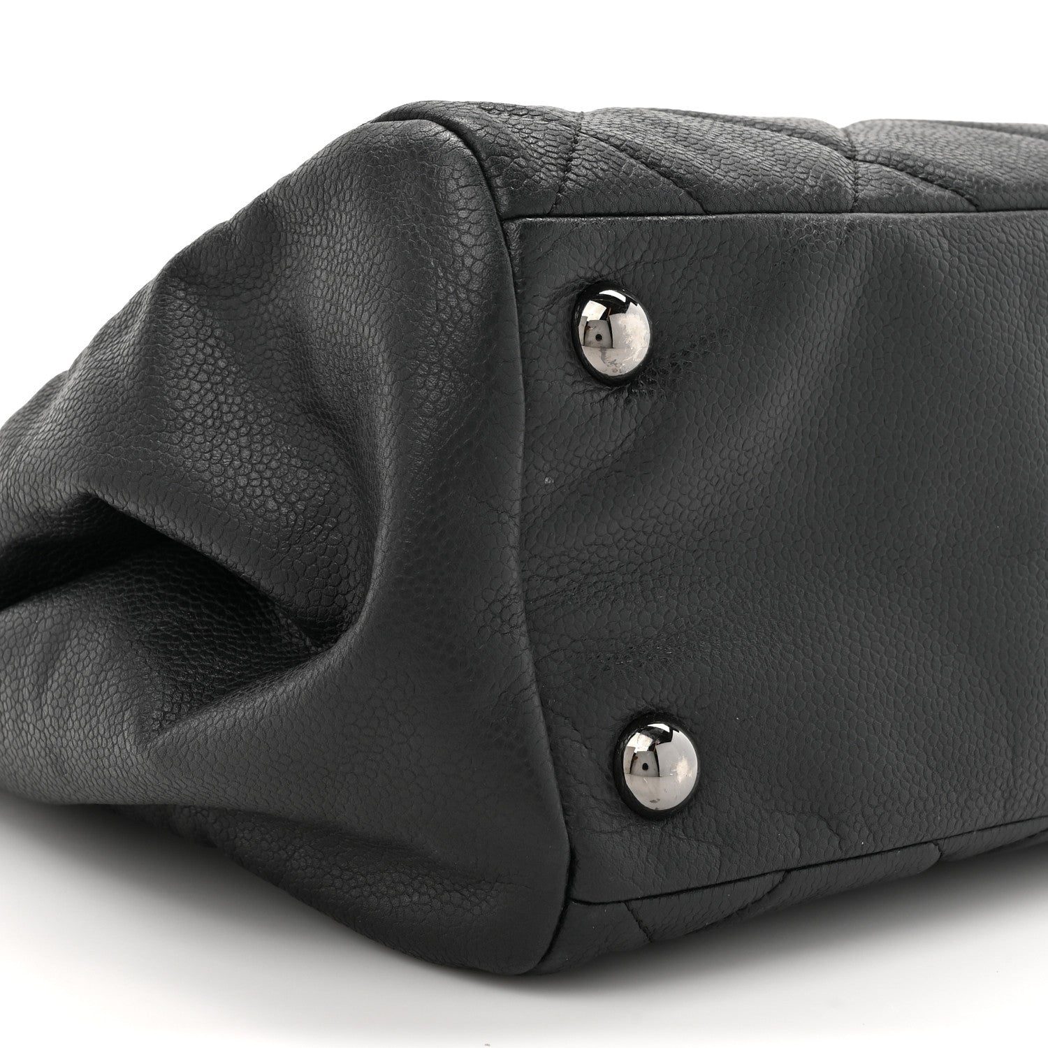 Chanel Soft Caviar Quilted Large Cells Tote Black 9 of 15