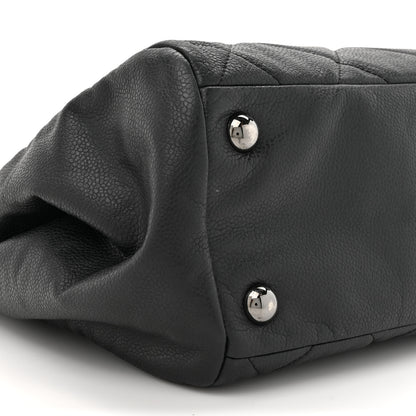 Chanel Soft Caviar Quilted Large Cells Tote Black 9 of 15