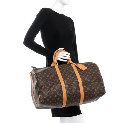 Louis Vuitton Monogram Keepall Bandouliere 50 3 of 15