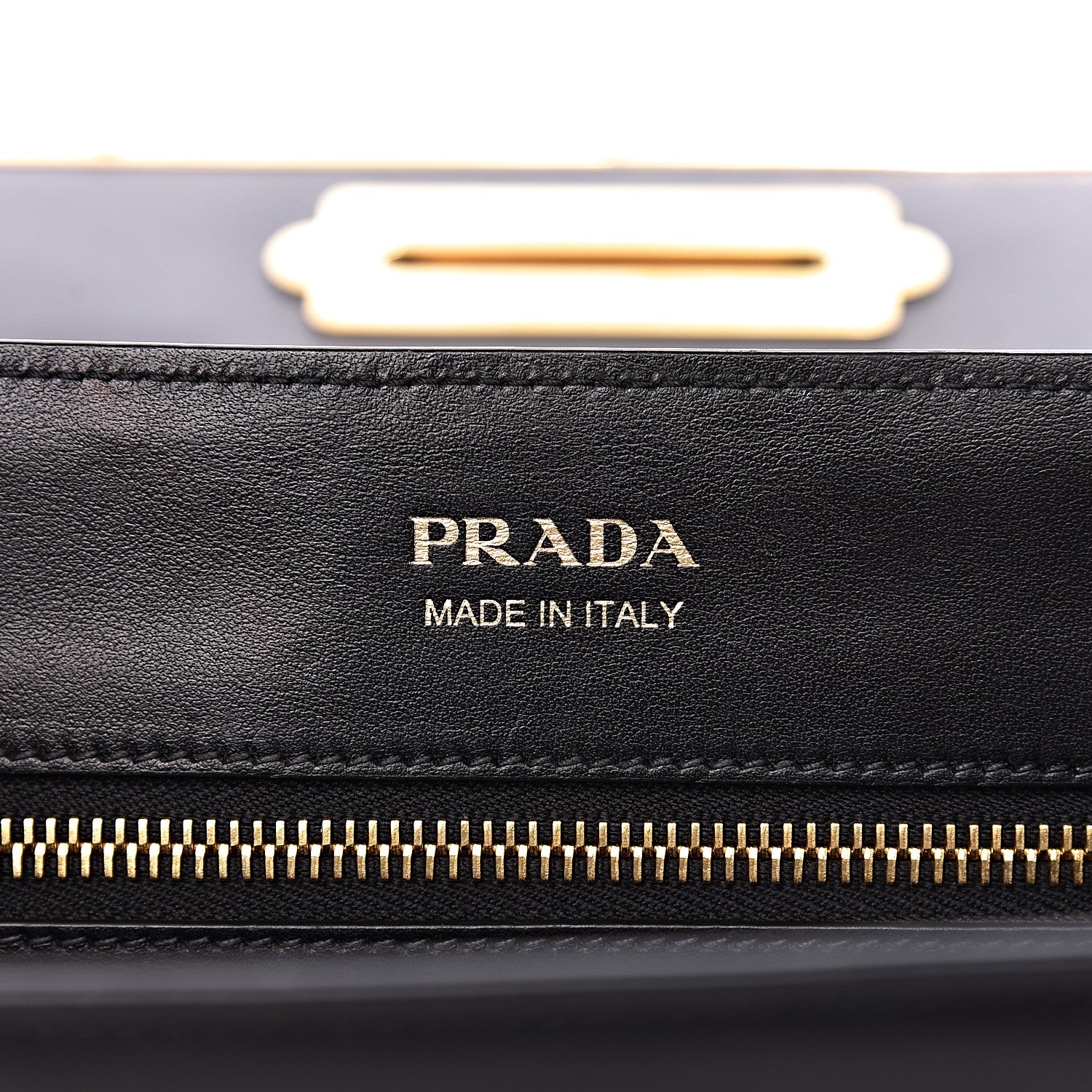 Prada City Calfskin Saffiano Cahier Top Handle Bag Black 6 of 12