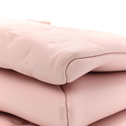 Louis Vuitton Lambskin Embossed Monogram Coussin PM Rose 14 of 15