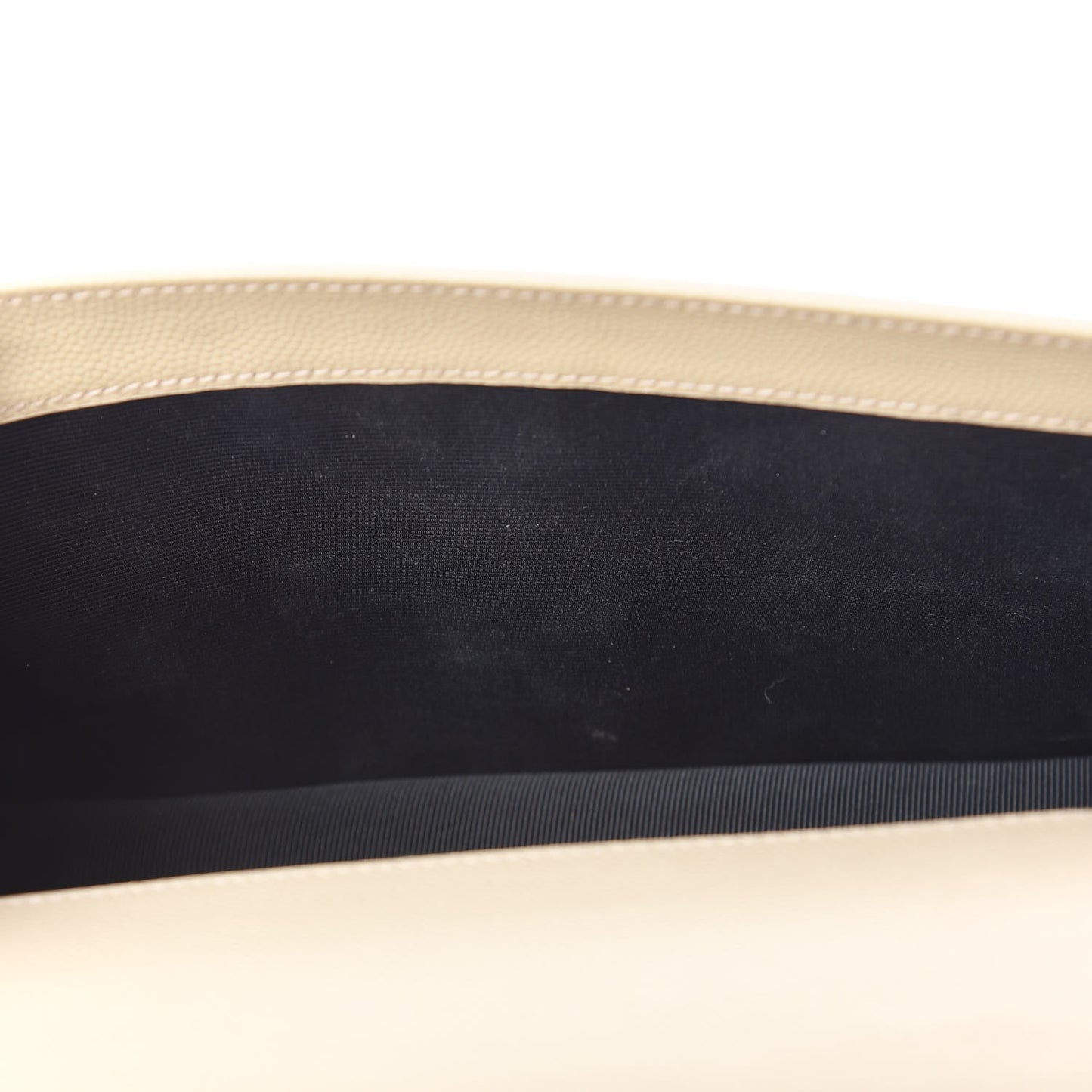Grain De Poudre Classic Kate Monogram Clutch Nude Powder