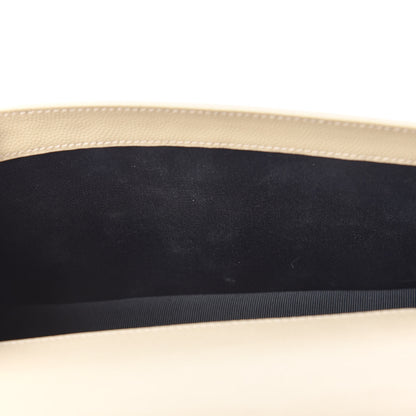 Saint Laurent Grain De Poudre Classic Kate Monogram Clutch Nude Powder 10 of 10