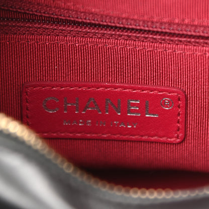 Chanel Aged Calfskin Quilted Small Gabrielle Hobo Black 6 of 11