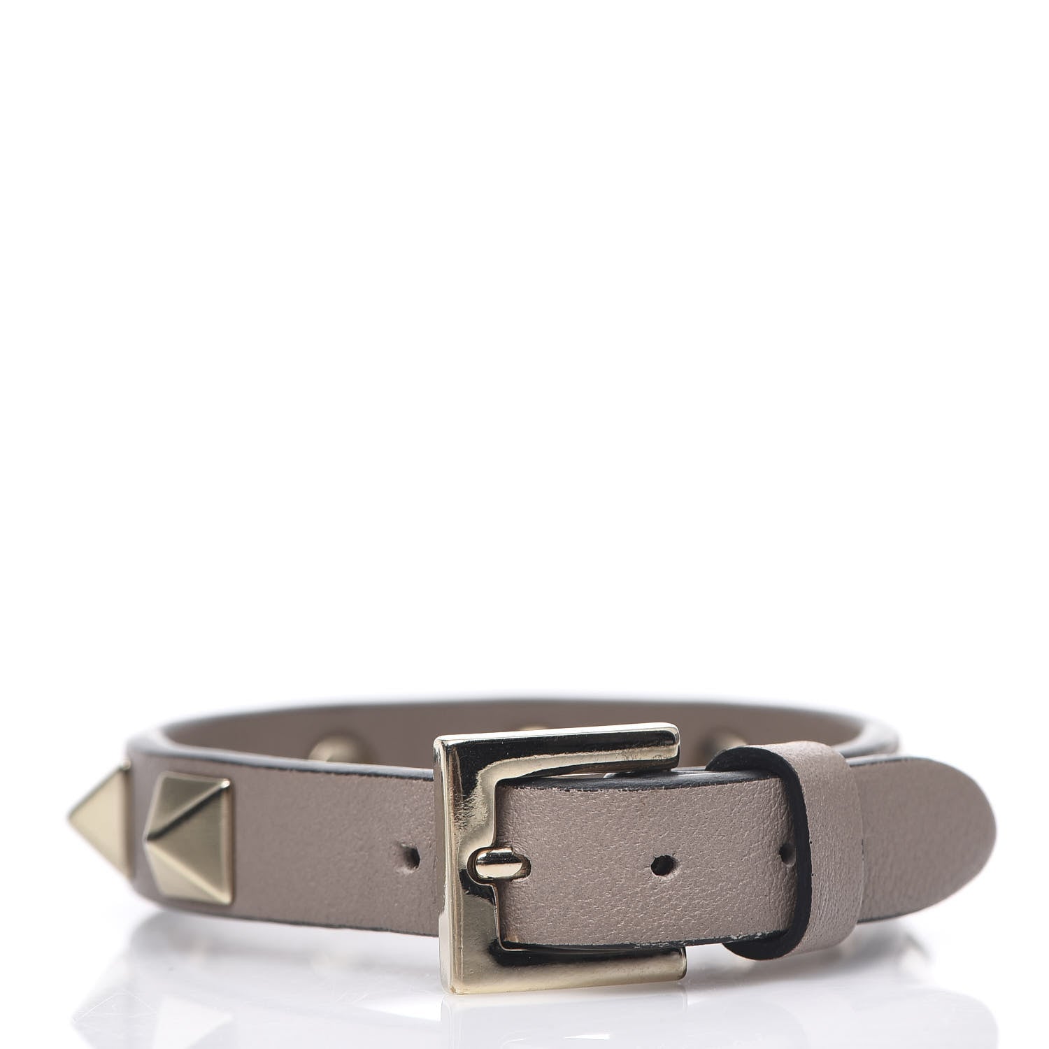 Valentino Garavani Vitello Rockstud Bracelet Poudre 2 of 3