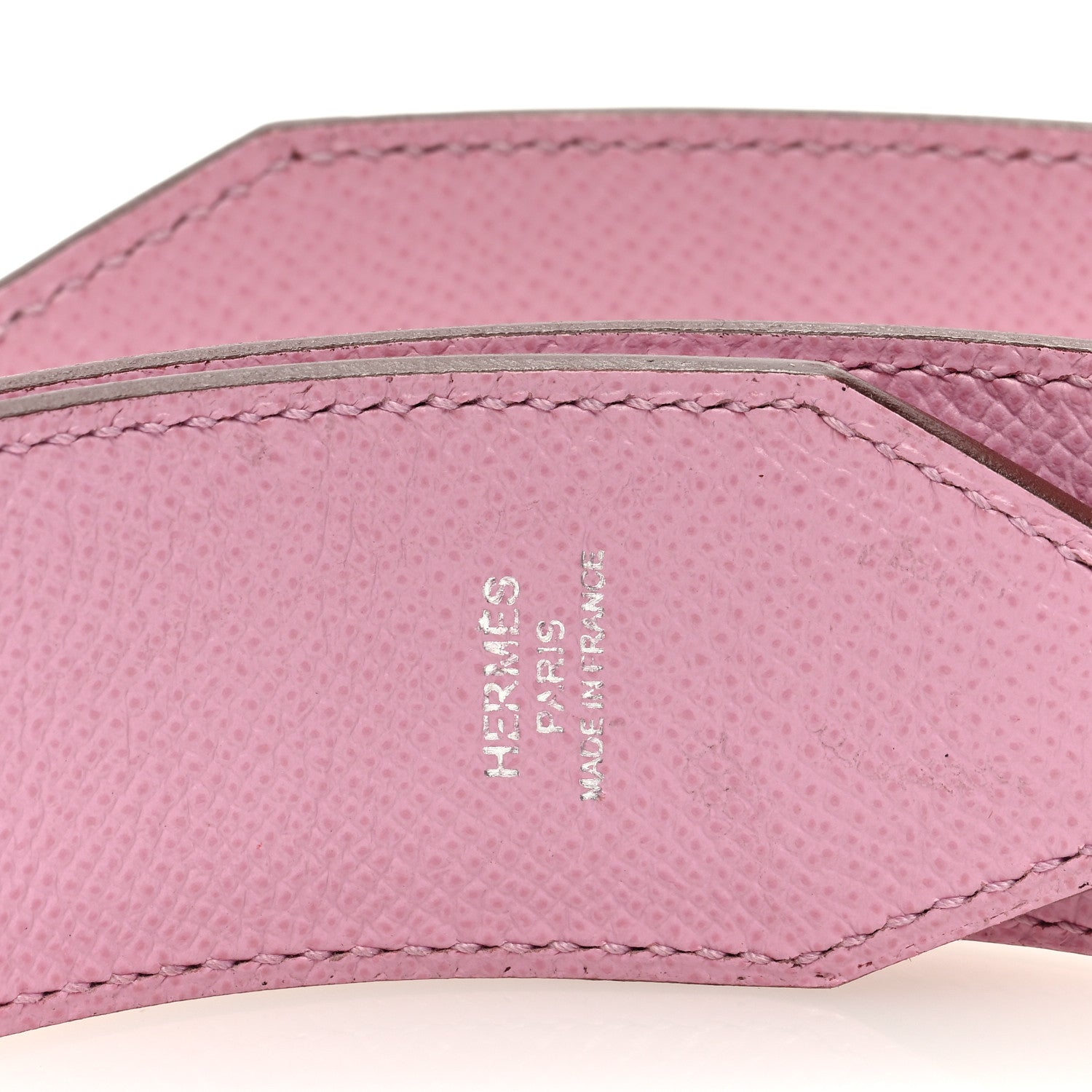 Hermes Epsom 30mm Hexagone Tressage Shoulder Strap Mauve Sylvestre Rouge H Jaune De Naples 3 of 4