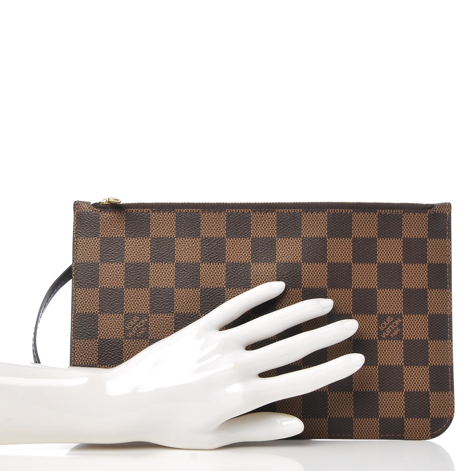 Louis Vuitton Damier Ebene Neverfull MM GM Pochette 2 of 8