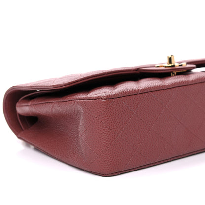 Chanel Caviar Quilted Medium Double Flap Red 8 of 14
